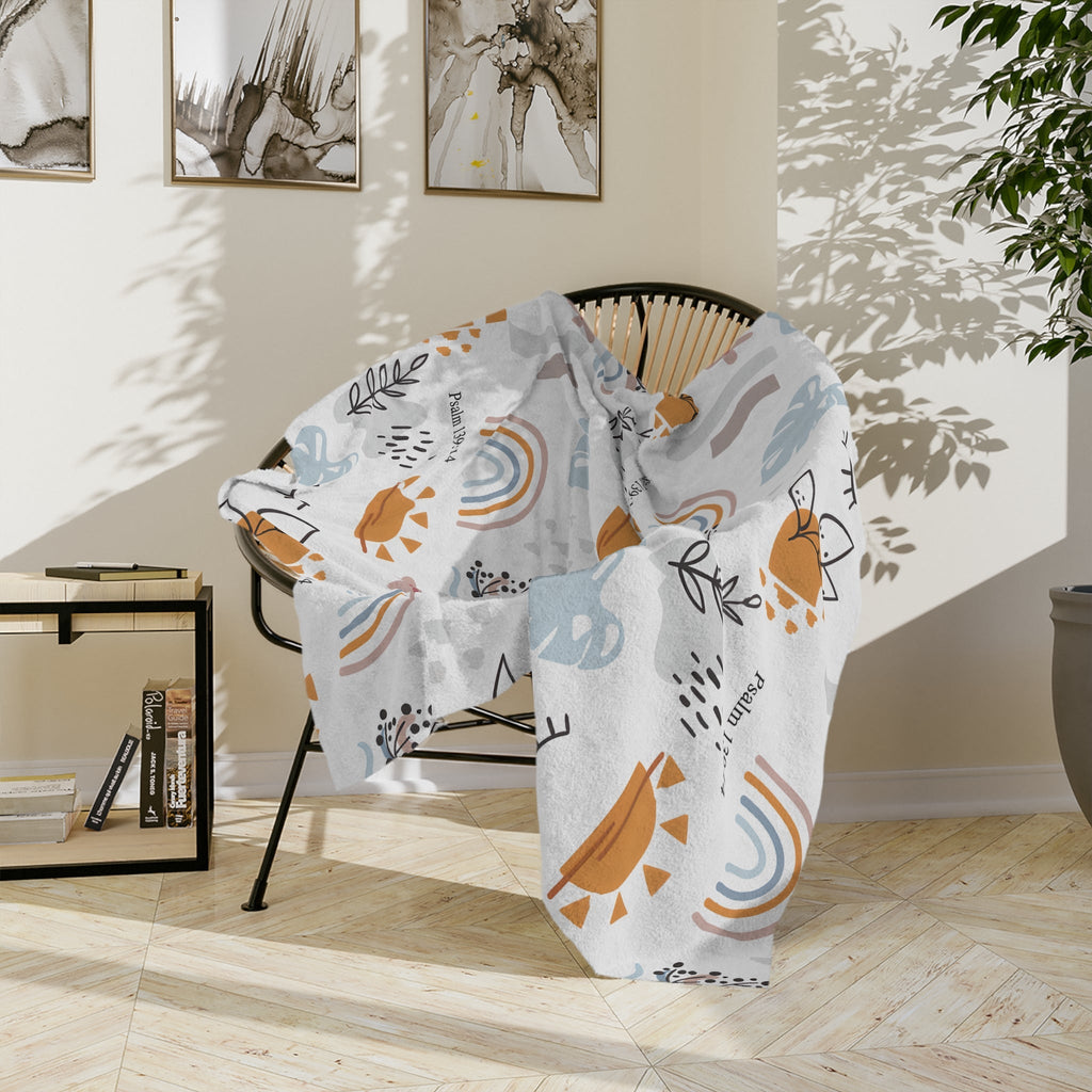 Fearfully and Wonderfully Made Fleece Blanket - Two & Gathered