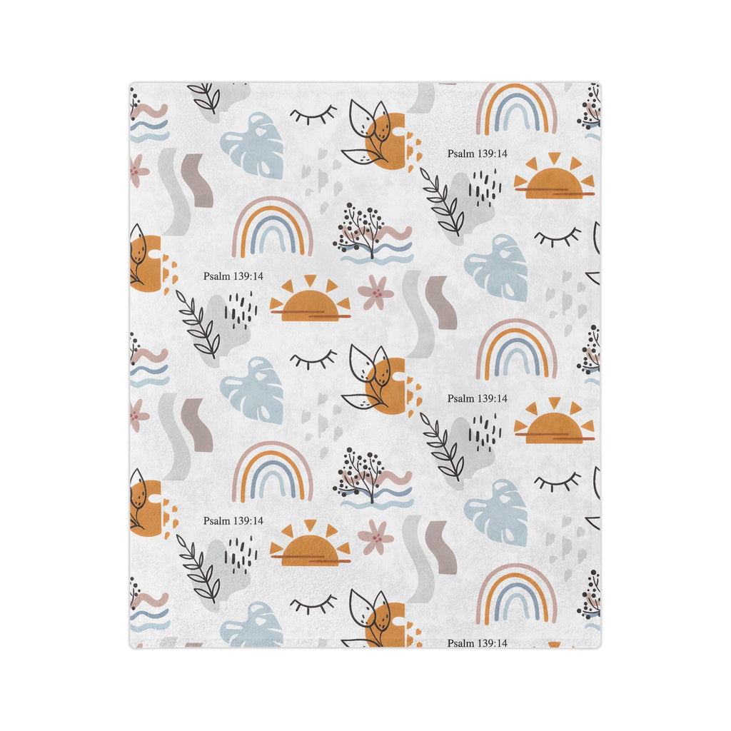 Fearfully and Wonderfully Made Fleece Blanket - Two & Gathered