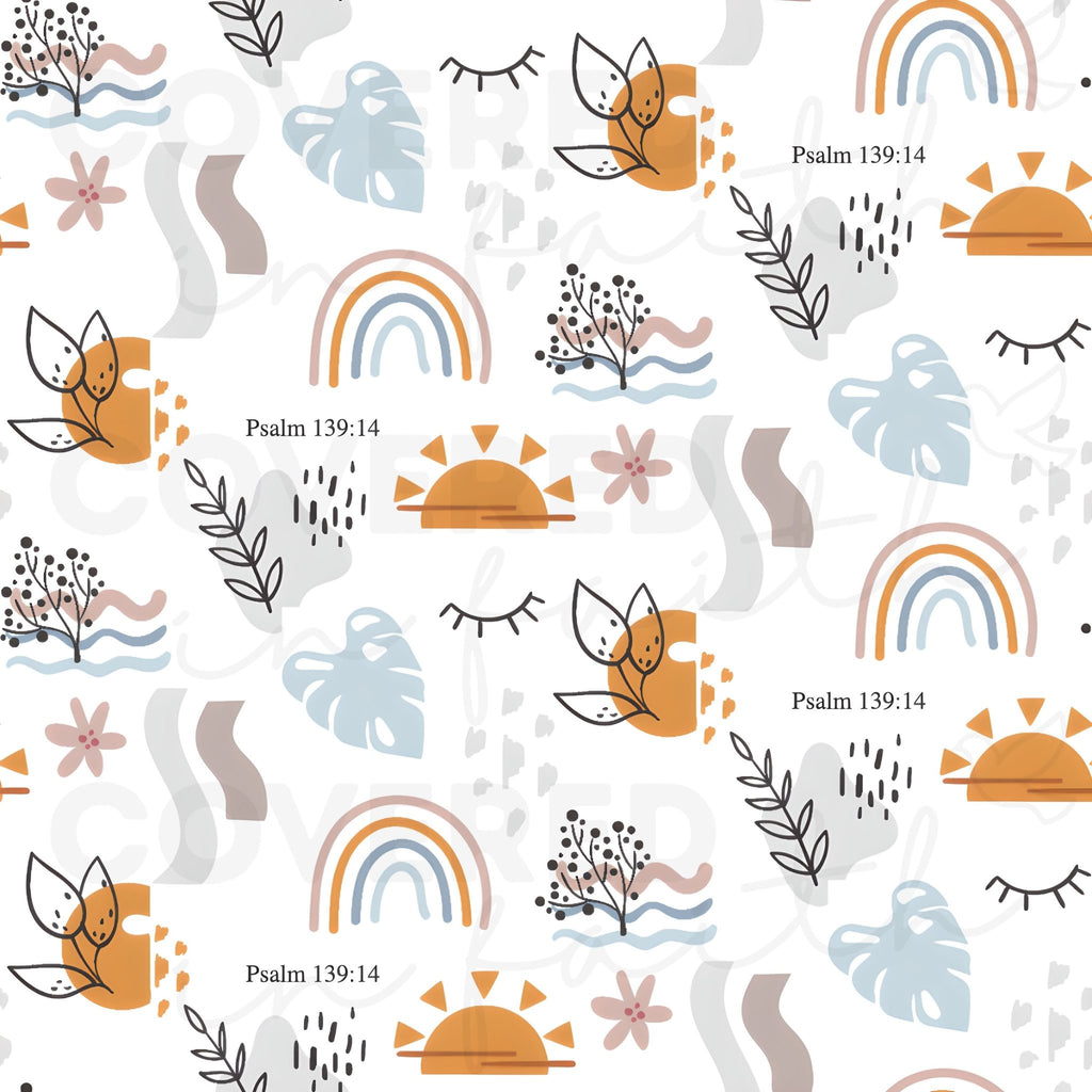 Fearfully and Wonderfully Made Fleece Blanket - Two & Gathered