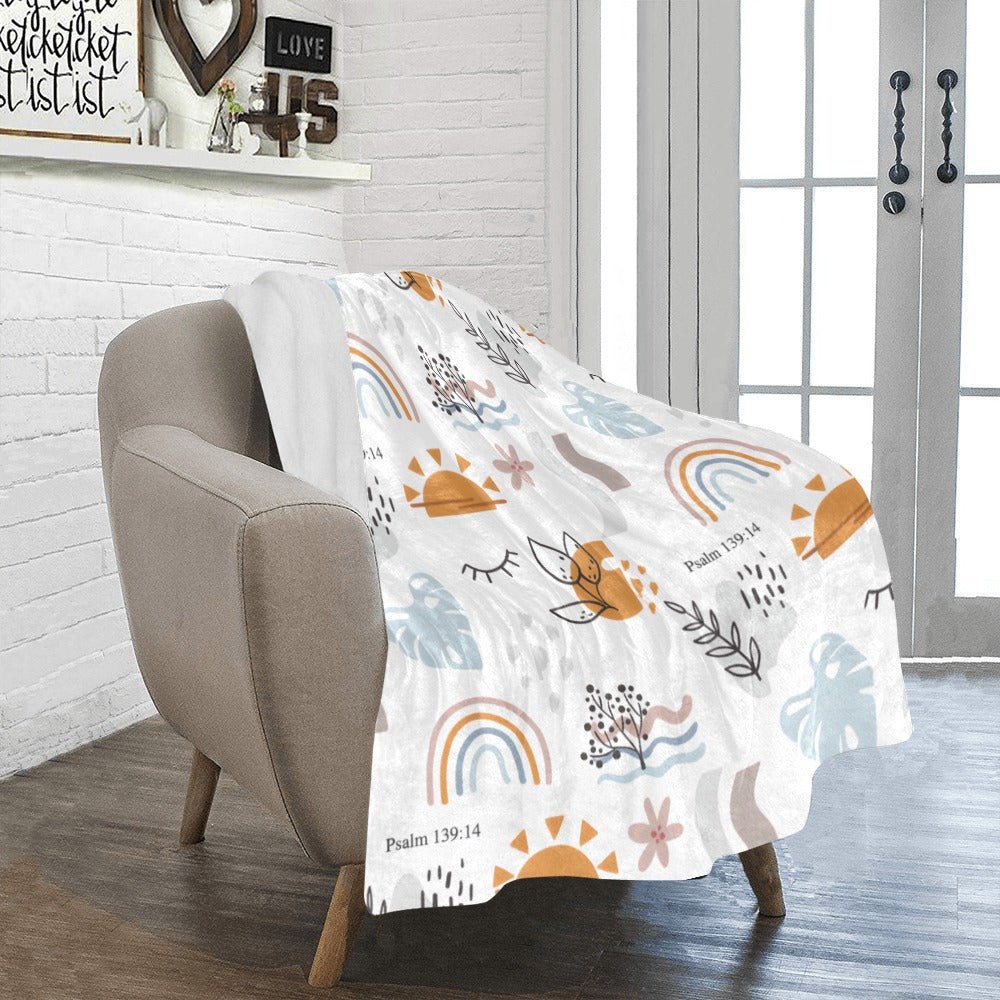 Fearfully and Wonderfully Made Fleece Blanket - Two & Gathered