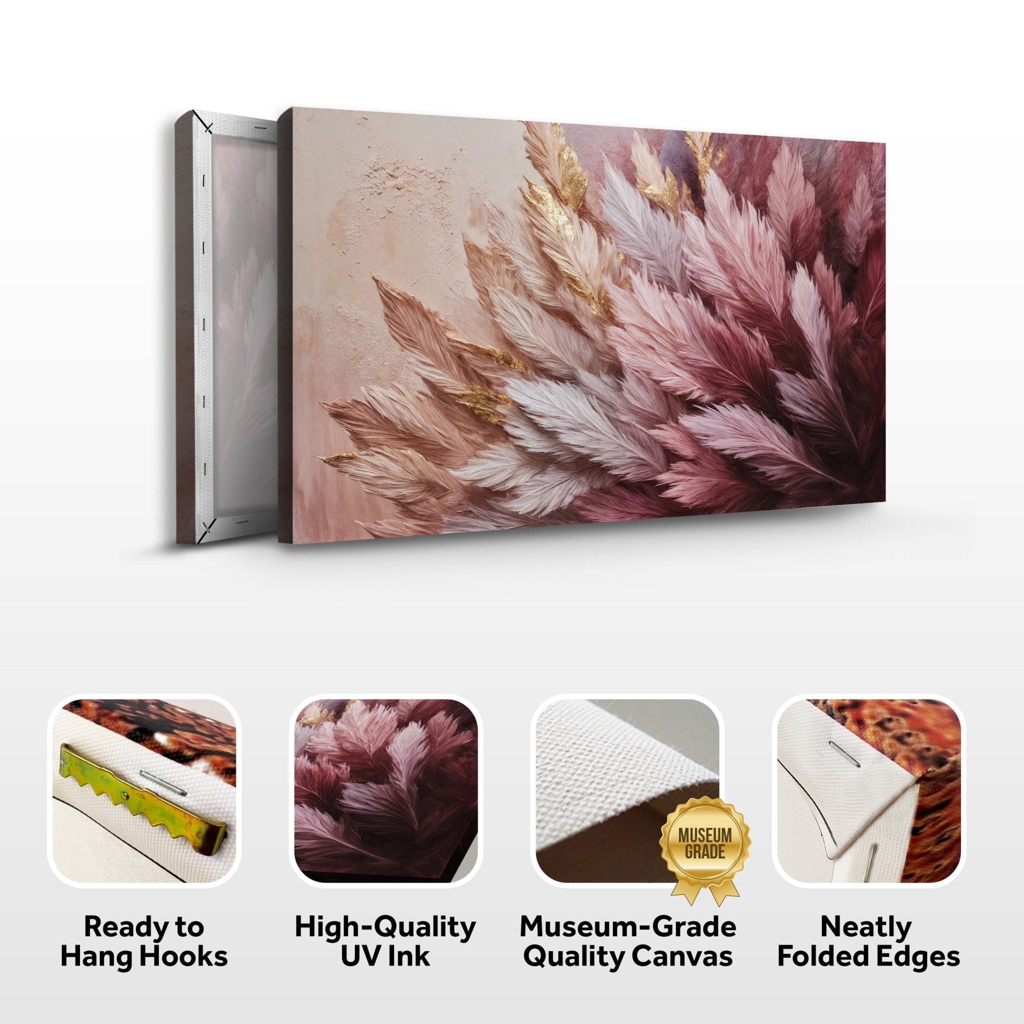 Feather Symphony Wall Art - Two & Gathered