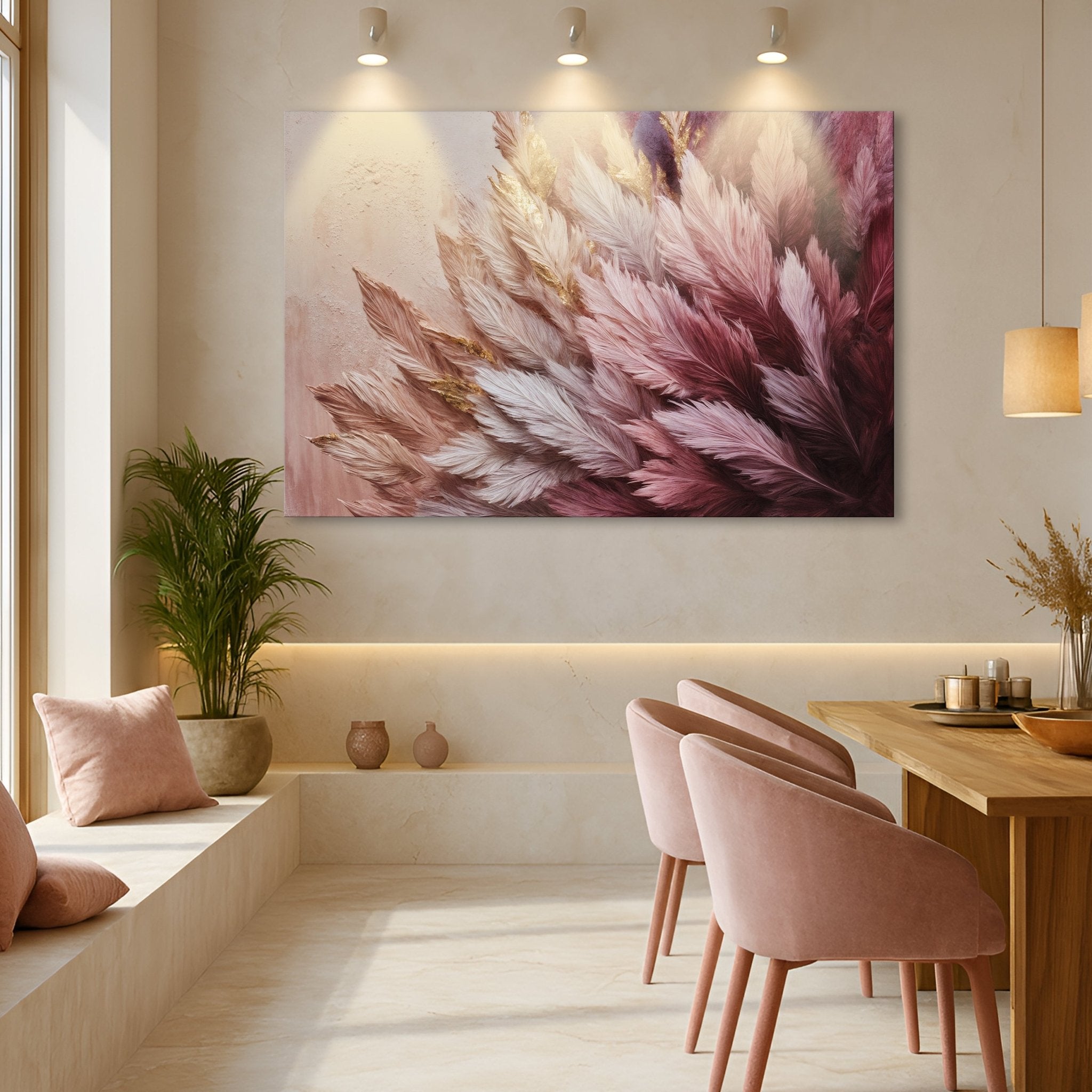 Feather Symphony Wall Art - Two & Gathered