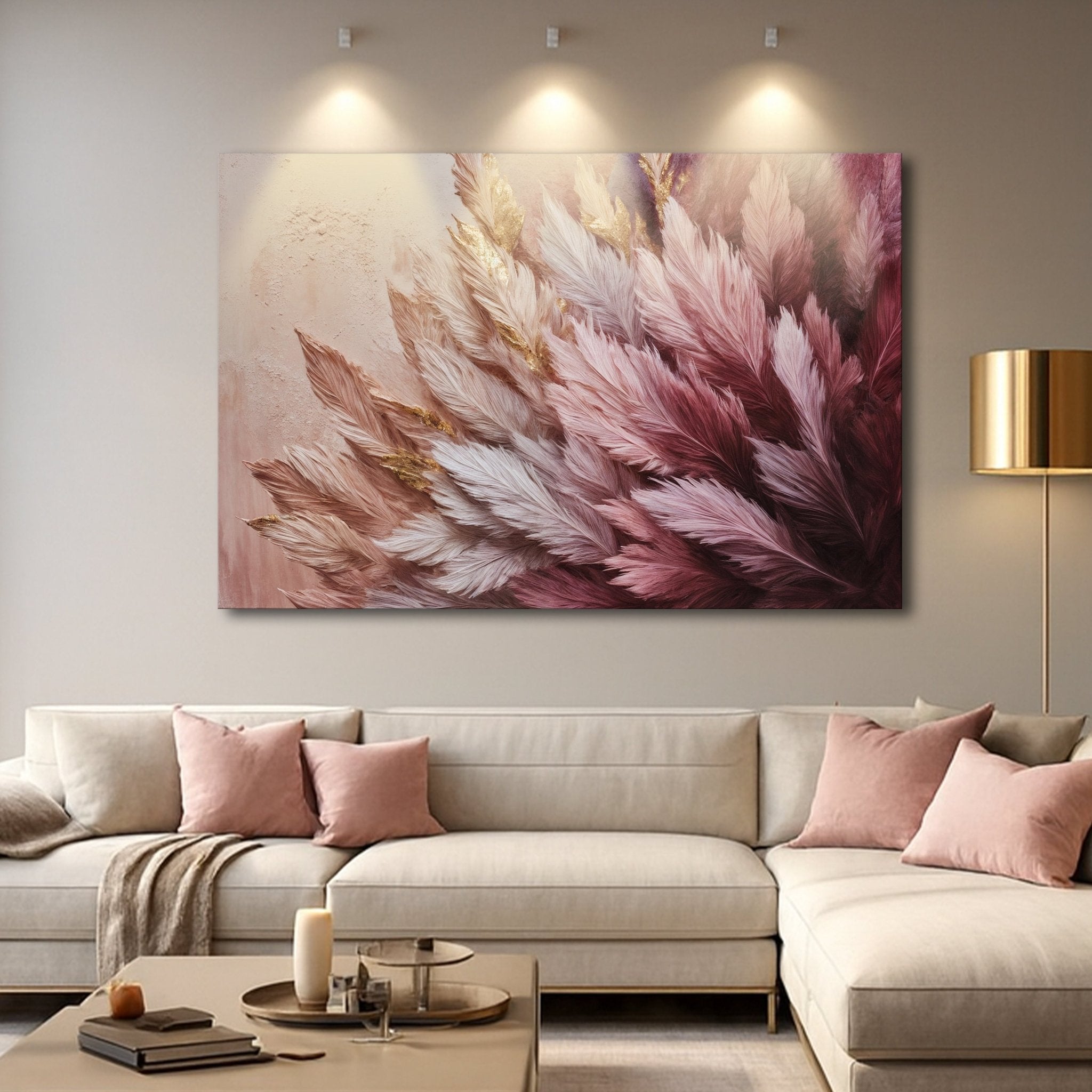 Feather Symphony Wall Art - Two & Gathered