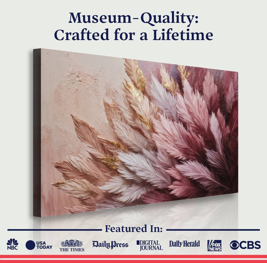 Feather Symphony Wall Art - Two & Gathered
