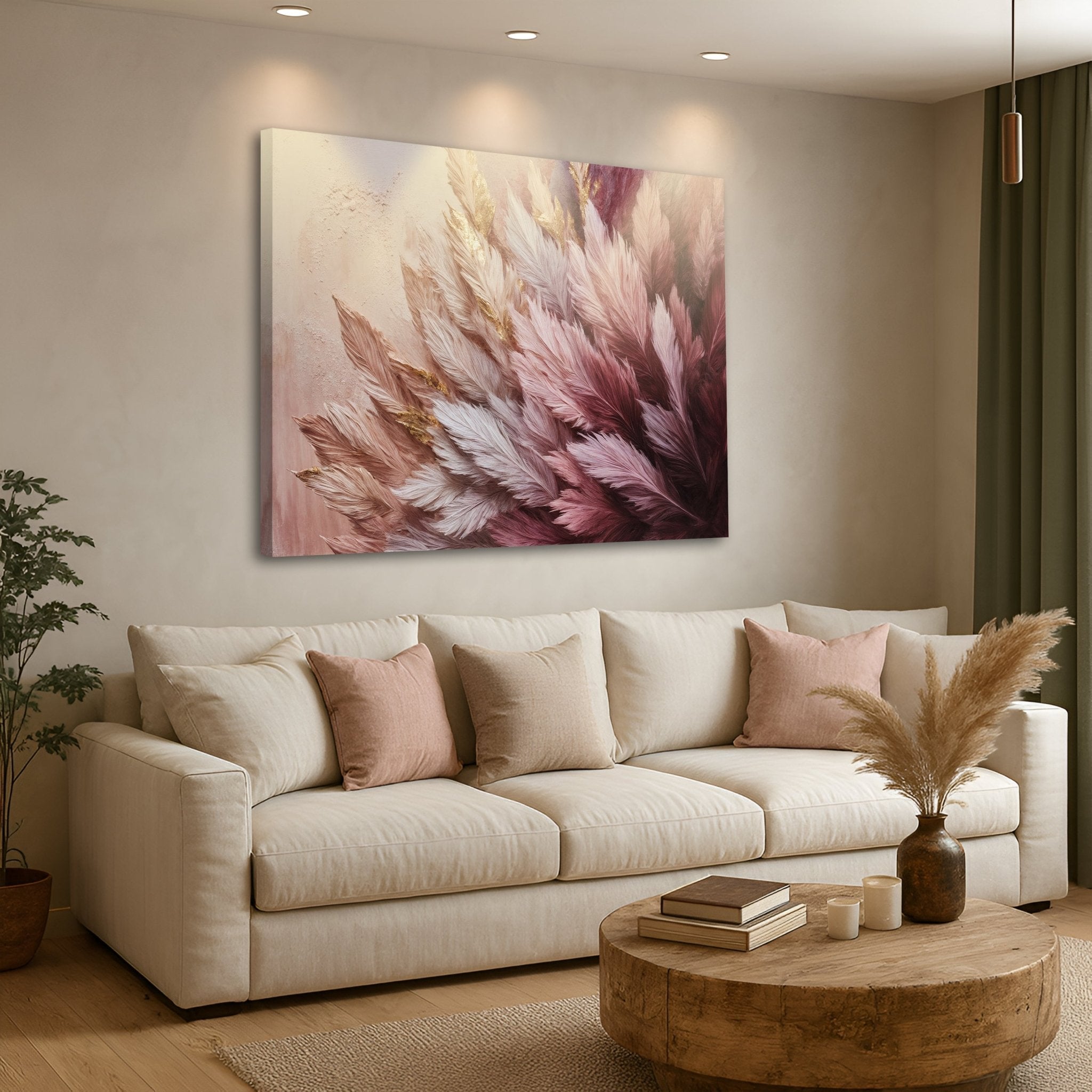 Feather Symphony Wall Art - Two & Gathered