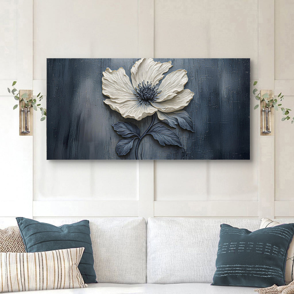 Floral Clay Relief Wall Art - Two & Gathered