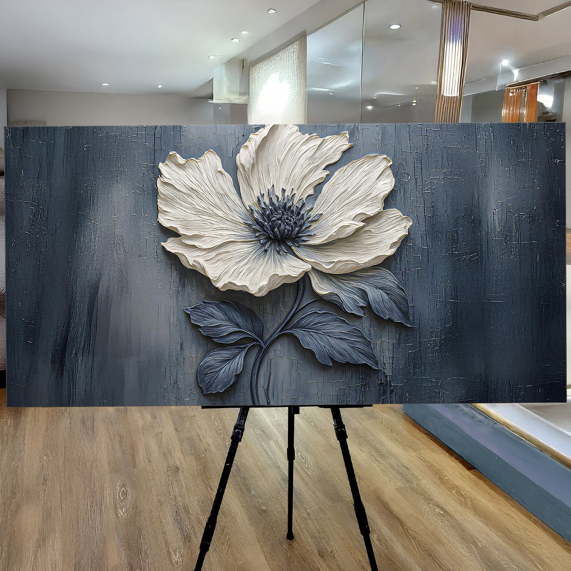 Floral Clay Relief Wall Art - Two & Gathered