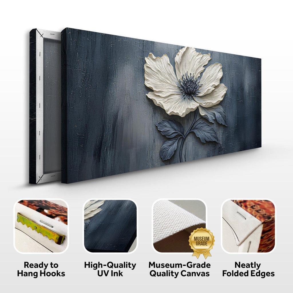 Floral Clay Relief Wall Art - Two & Gathered