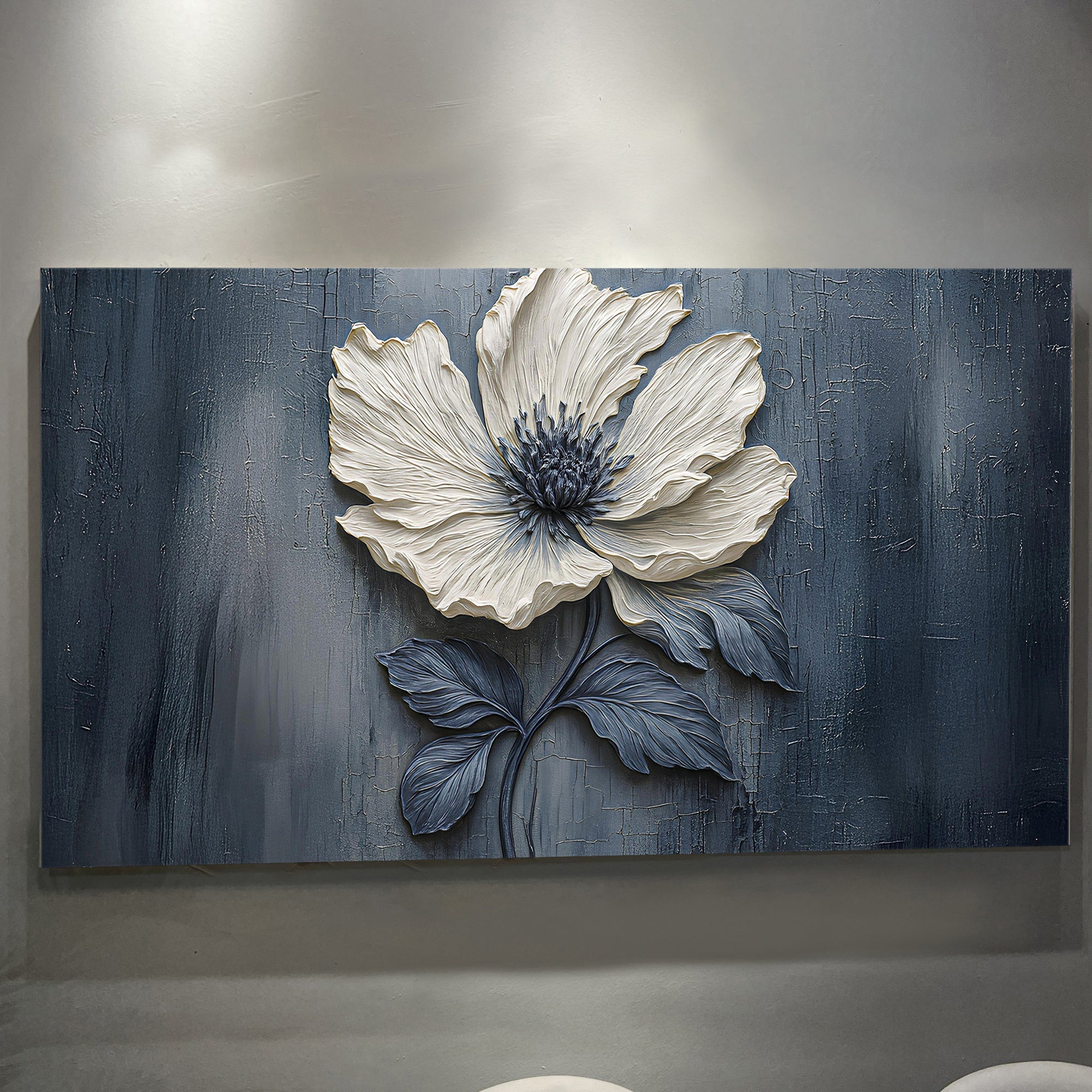 Floral Clay Relief Wall Art - Two & Gathered