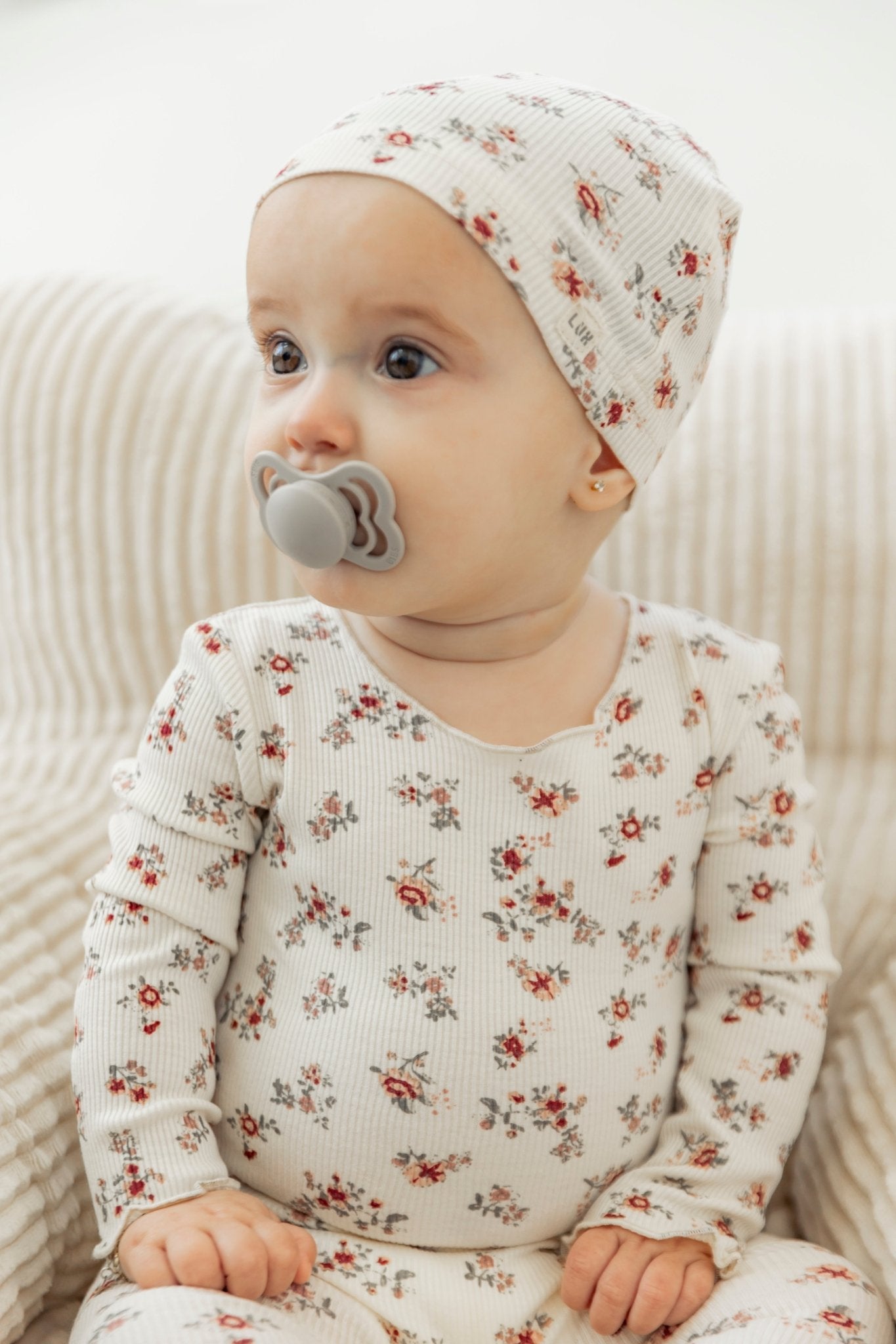 Floral Dream Onesie and Hat - Two & Gathered