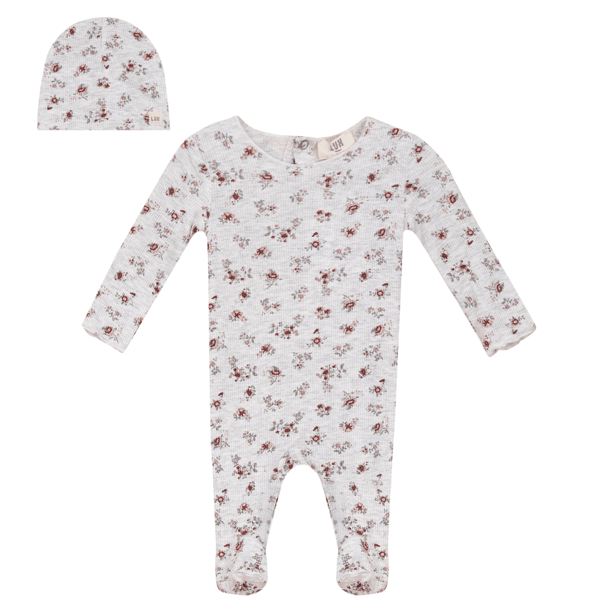 Floral Dream Onesie and Hat - Two & Gathered