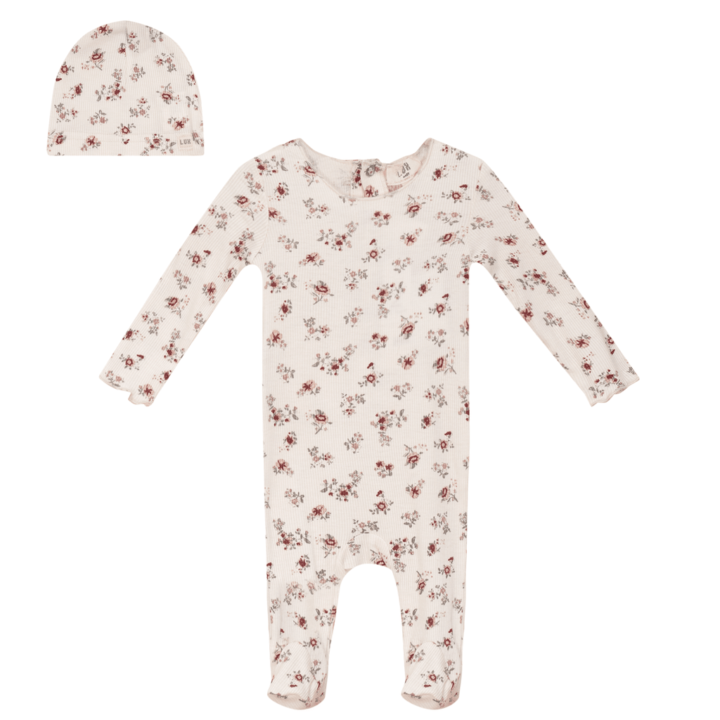 Floral Dream Onesie and Hat - Two & Gathered