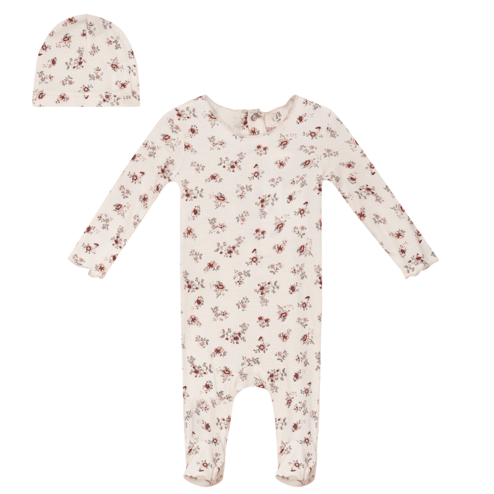 Floral Dream Onesie and Hat - Two & Gathered