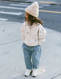 Floral Kids Half - Zip - Two & Gathered