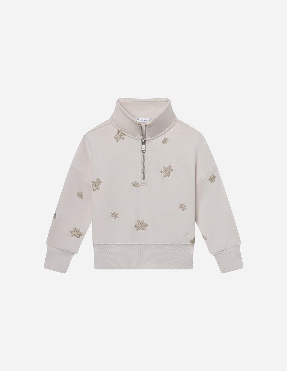 Floral Kids Half - Zip - Two & Gathered