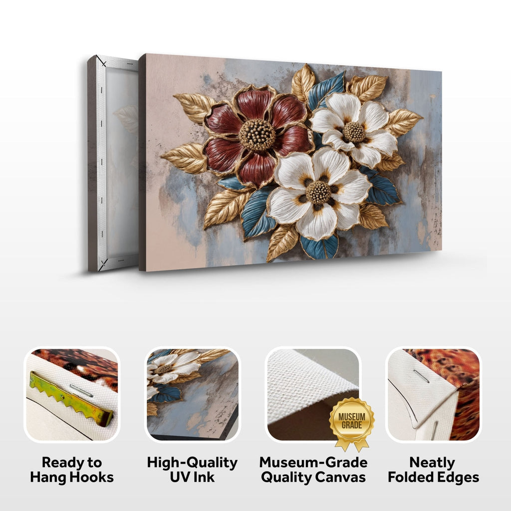 Floral Symphony Wall Art II - Two & Gathered