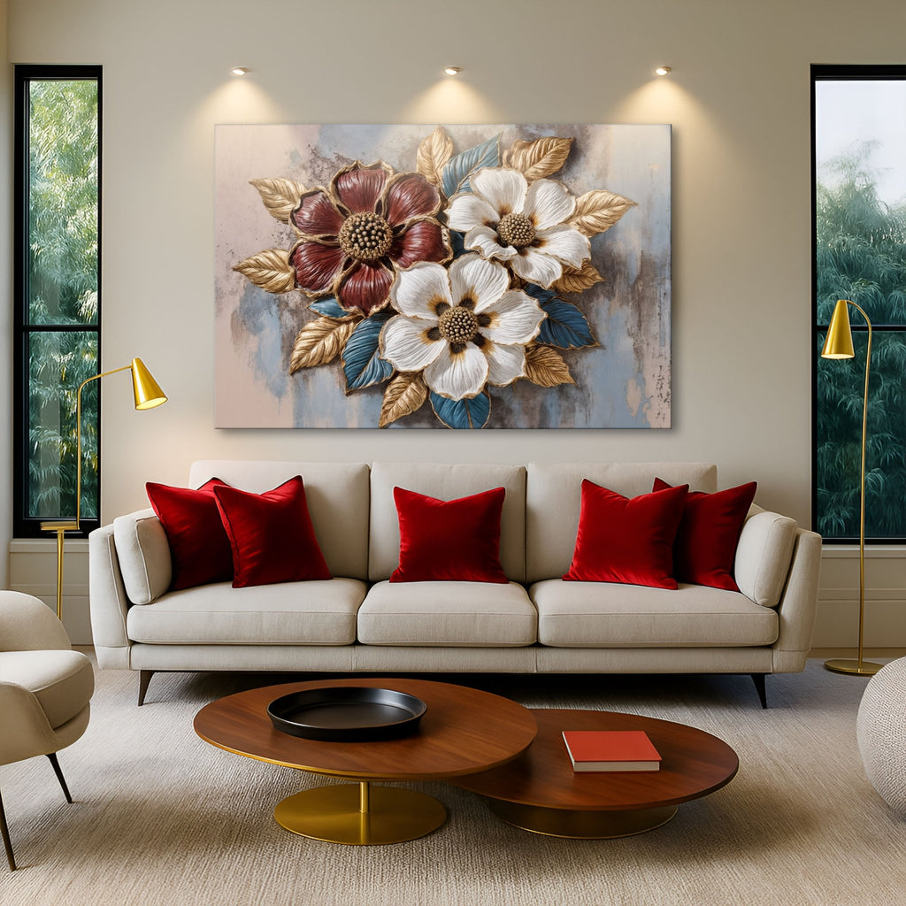 Floral Symphony Wall Art II - Two & Gathered