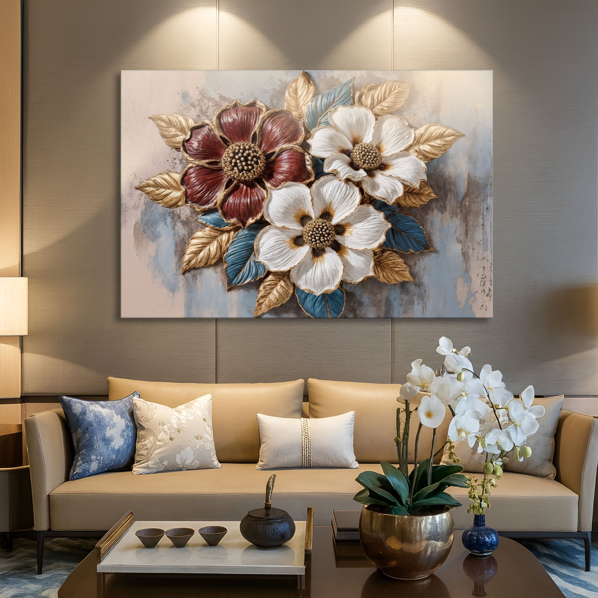 Floral Symphony Wall Art II - Two & Gathered