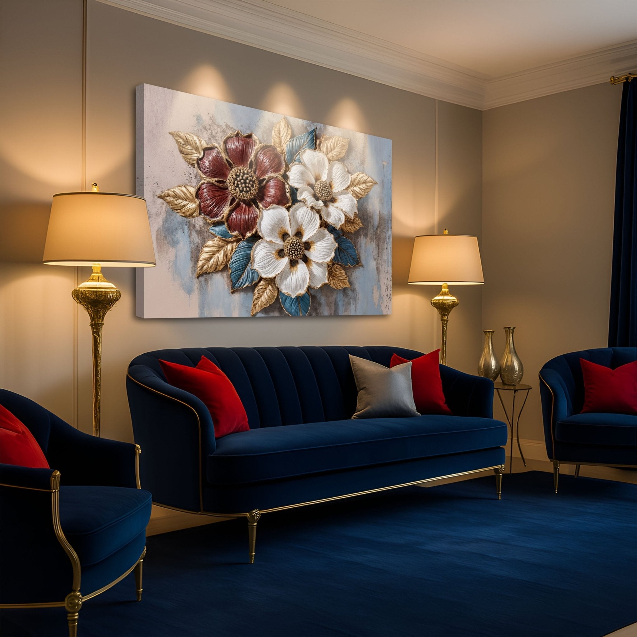 Floral Symphony Wall Art II - Two & Gathered