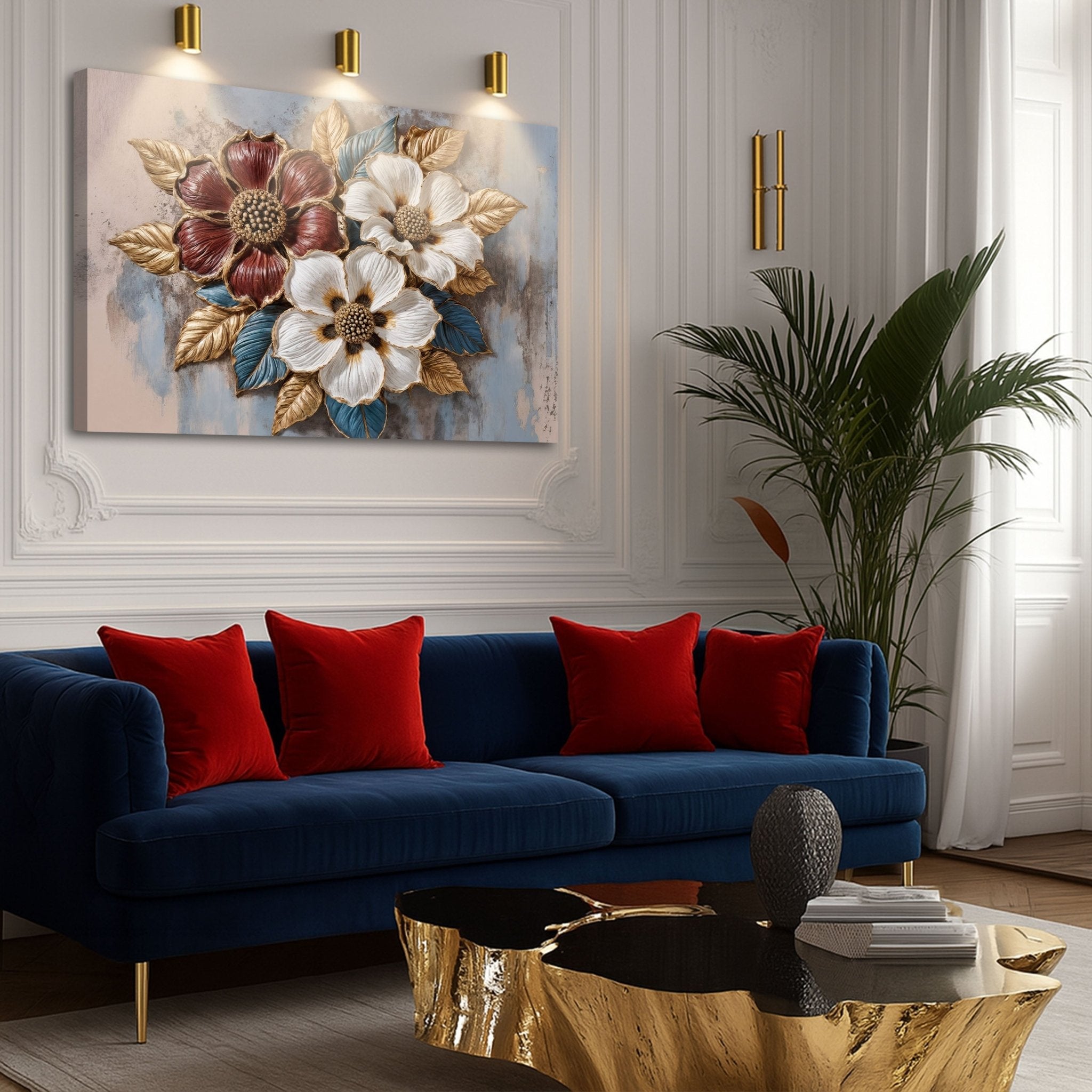 Floral Symphony Wall Art II - Two & Gathered