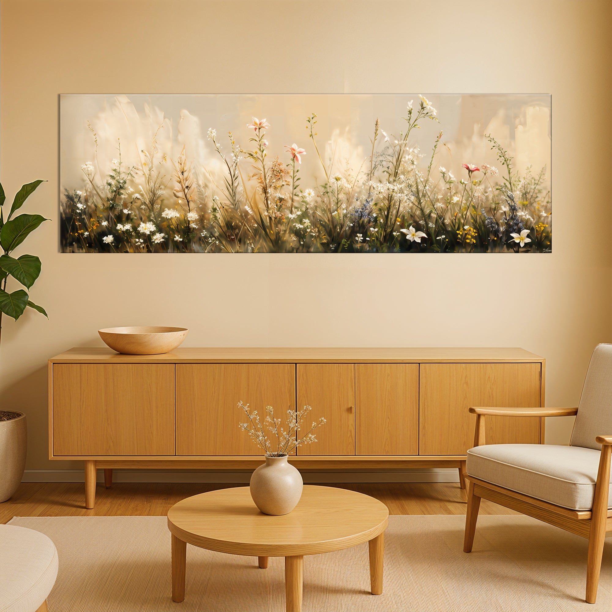 Flower Field Wall Art - Two & Gathered