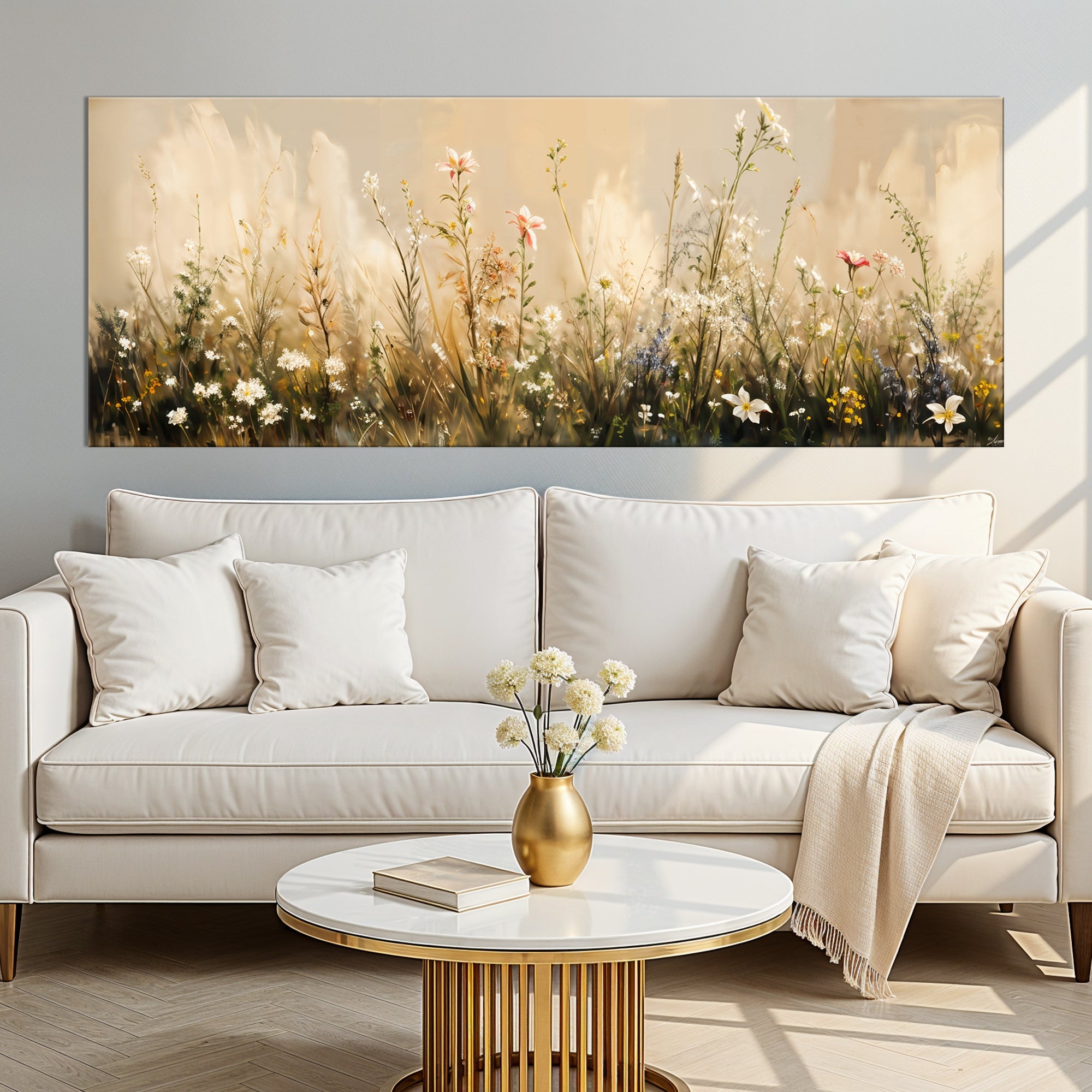 Flower Field Wall Art - Two & Gathered