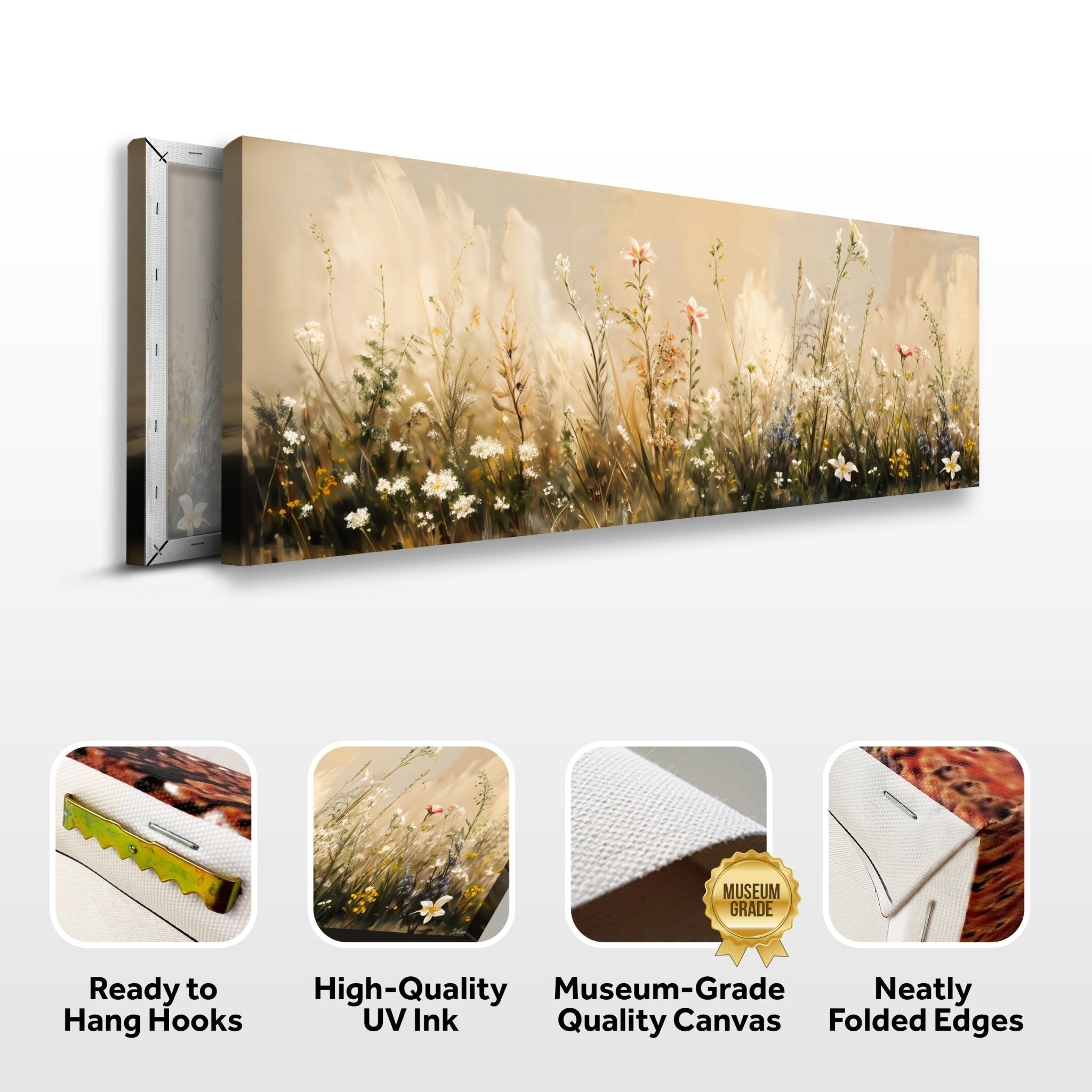 Flower Field Wall Art - Two & Gathered