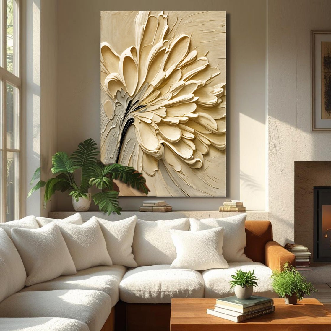 Flower Splatter Wall Art - Two & Gathered