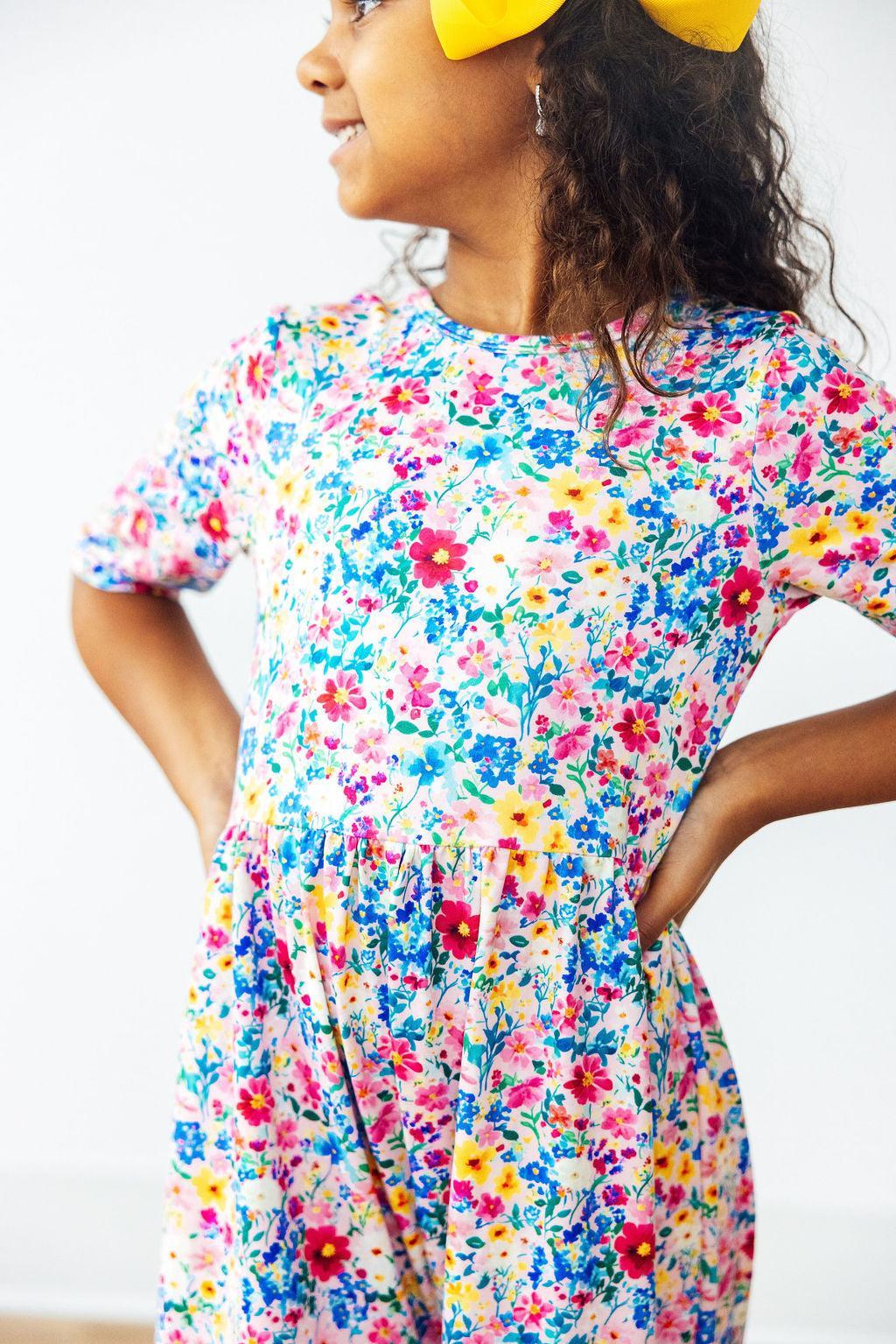 Fluttering Flowers Wide Leg Jumpsuit - Two & Gathered