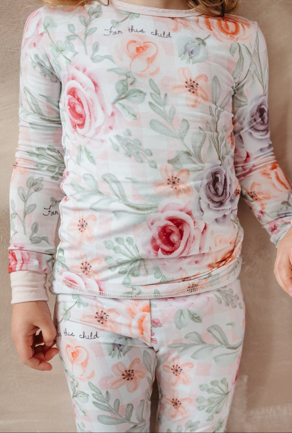 For This Child I Have Prayed Bamboo 2 Piece Pajama Set - Two & Gathered