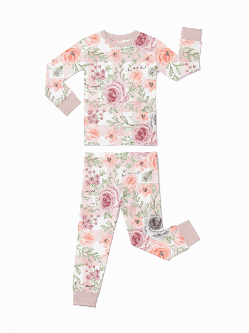 For This Child I Have Prayed Bamboo 2 Piece Pajama Set - Two & Gathered