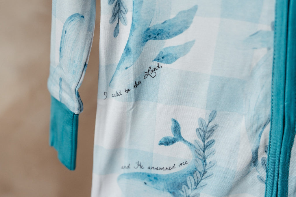 From The Depths Bamboo Footed Onesie Pajama - Two & Gathered