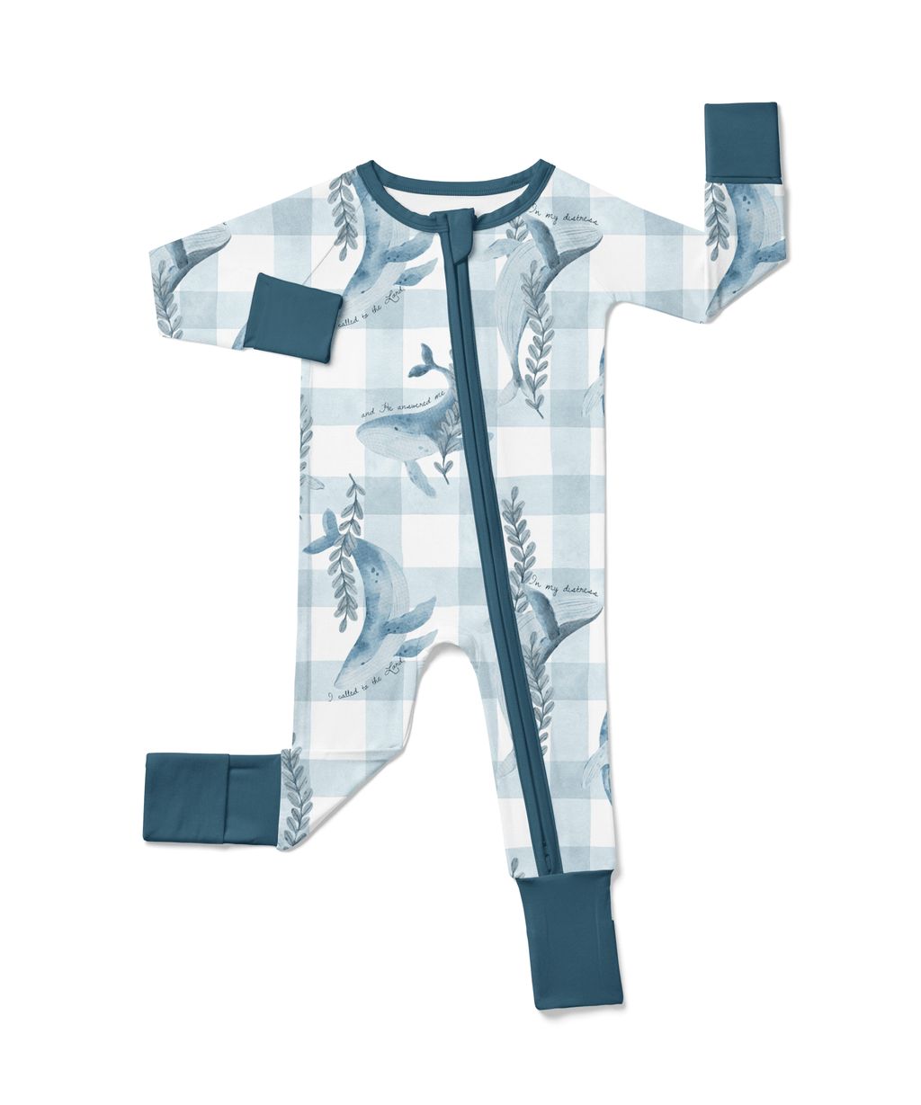 From The Depths Bamboo Footed Onesie Pajama - Two & Gathered