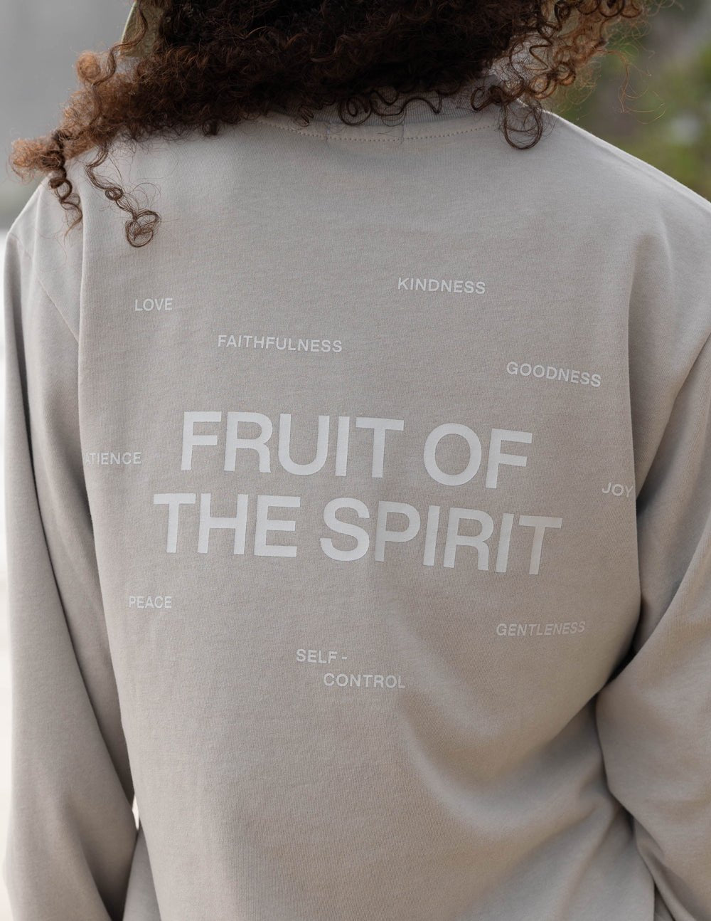 Fruit of the Spirit Grey LS Unisex Tee - Two & Gathered