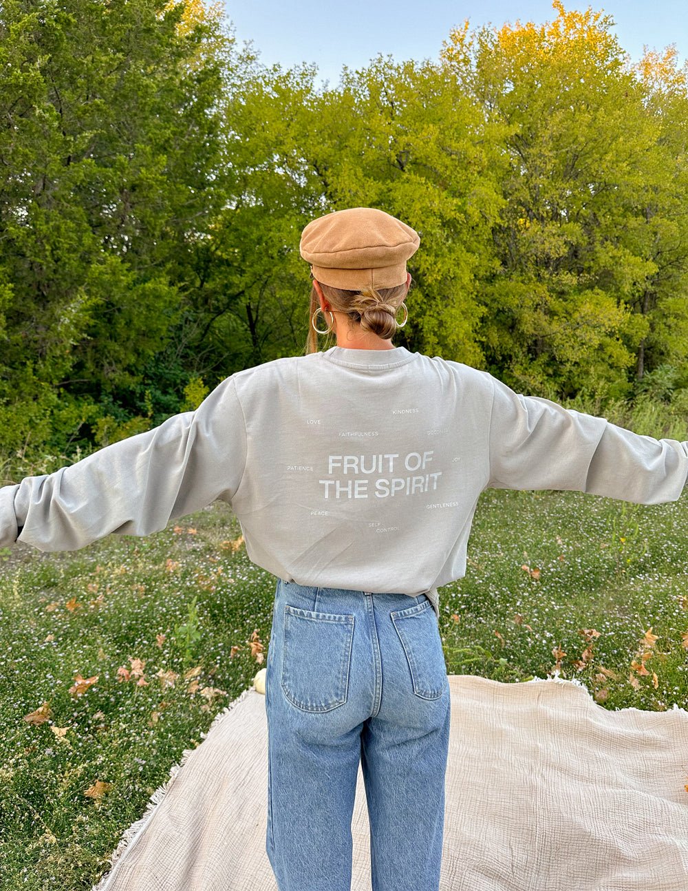 Fruit of the Spirit Grey LS Unisex Tee - Two & Gathered