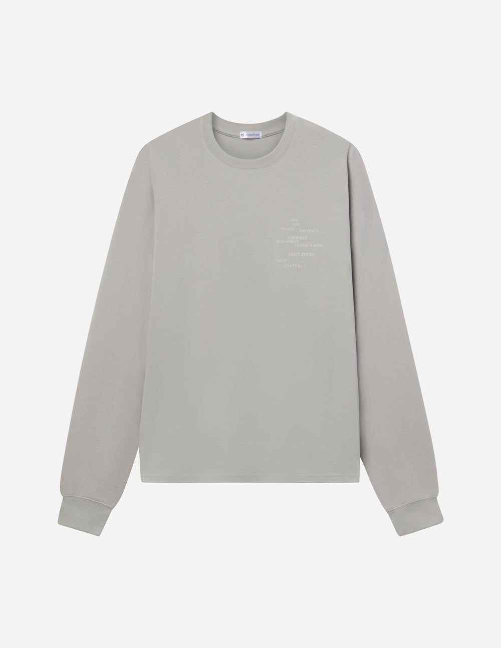 Fruit of the Spirit Grey LS Unisex Tee - Two & Gathered