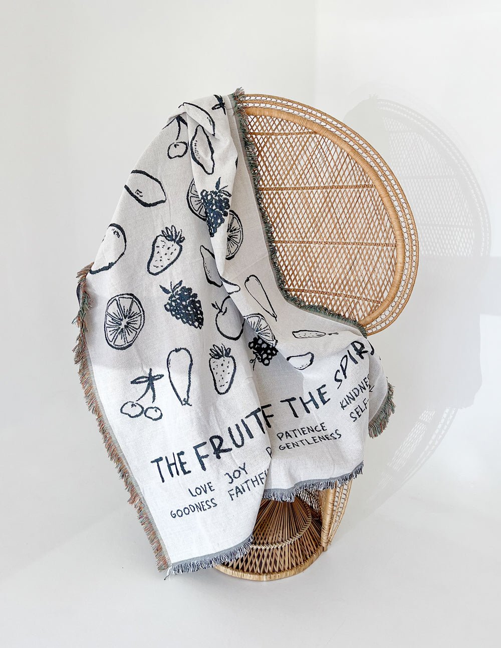 Fruit of the Spirit Throw Blanket - Two & Gathered