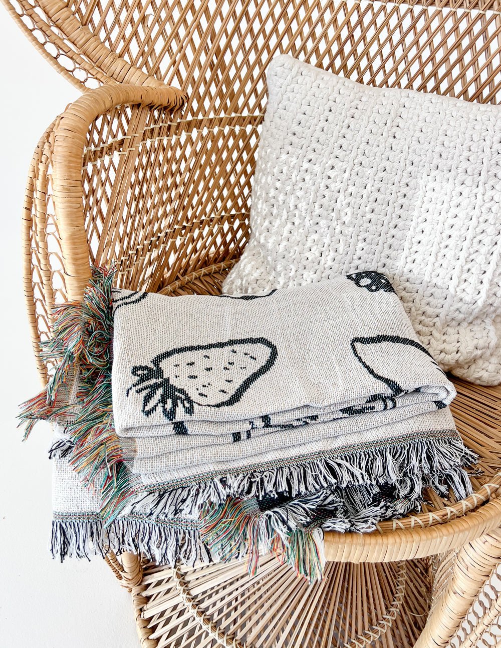 Fruit of the Spirit Throw Blanket - Two & Gathered