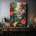 Garden Floral Impasto Wall Art - Two & Gathered