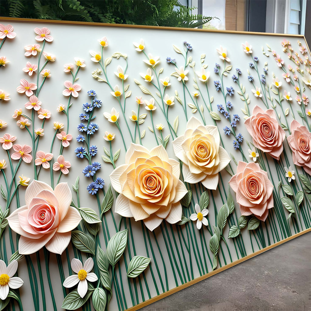 Garden Rhapsody Impasto Wall Art - Two & Gathered