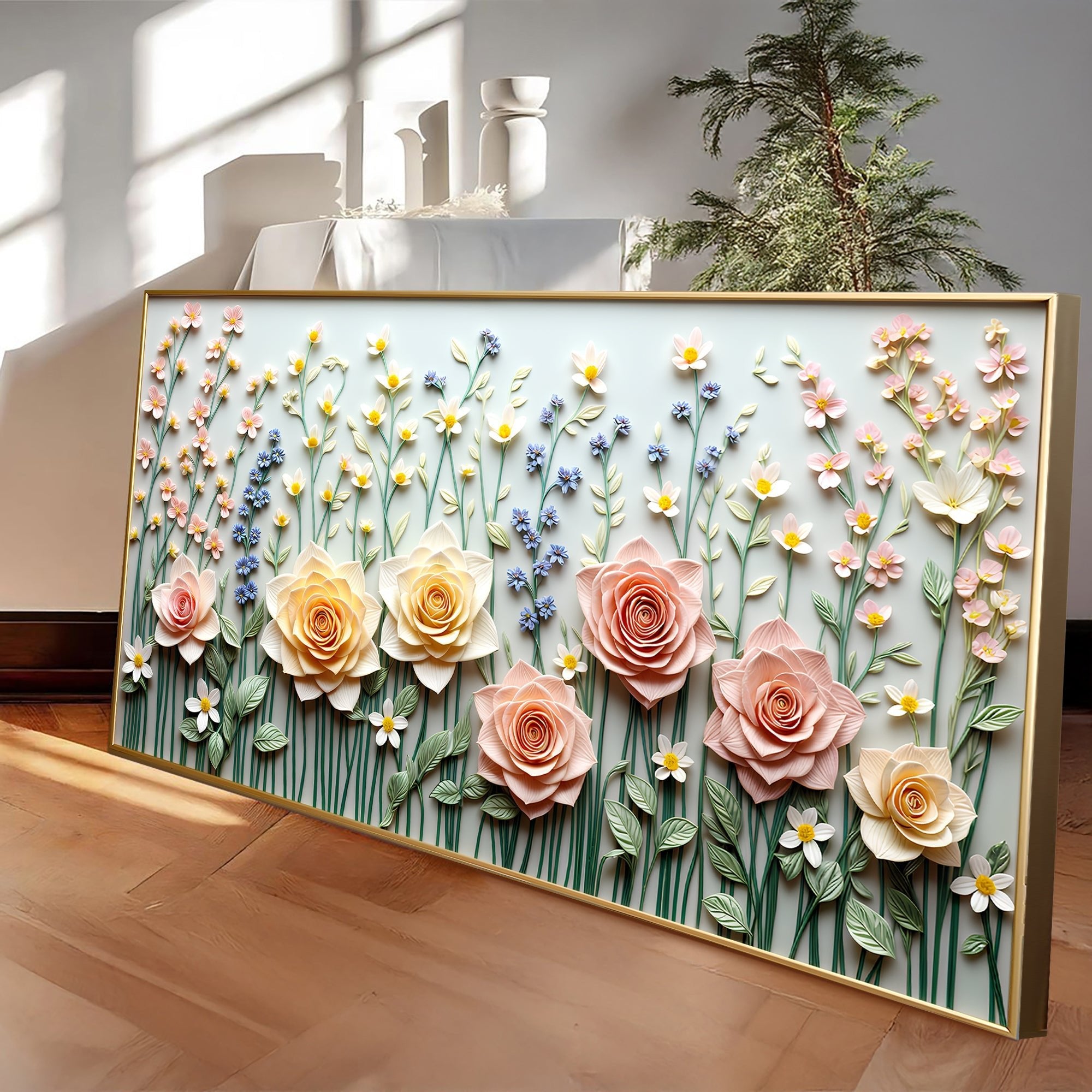Garden Rhapsody Impasto Wall Art - Two & Gathered
