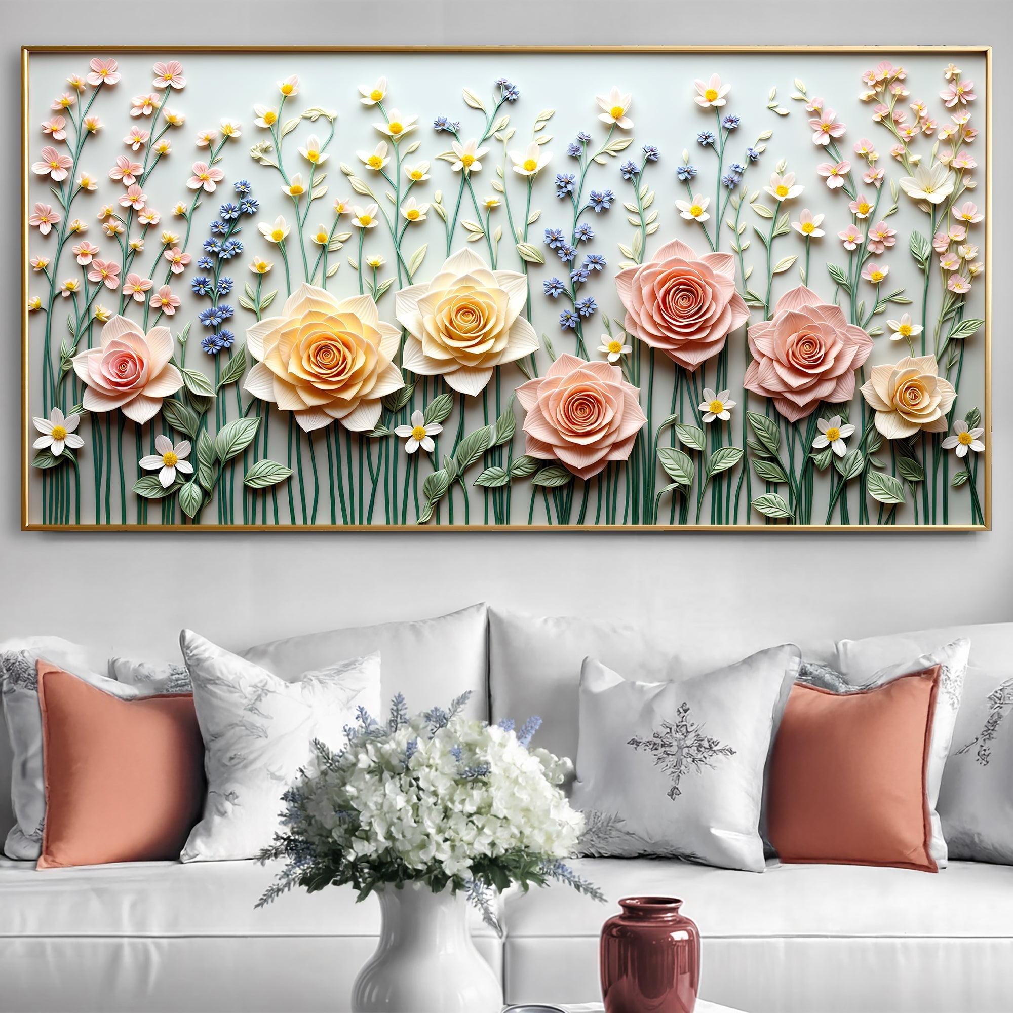 Garden Rhapsody Impasto Wall Art - Two & Gathered