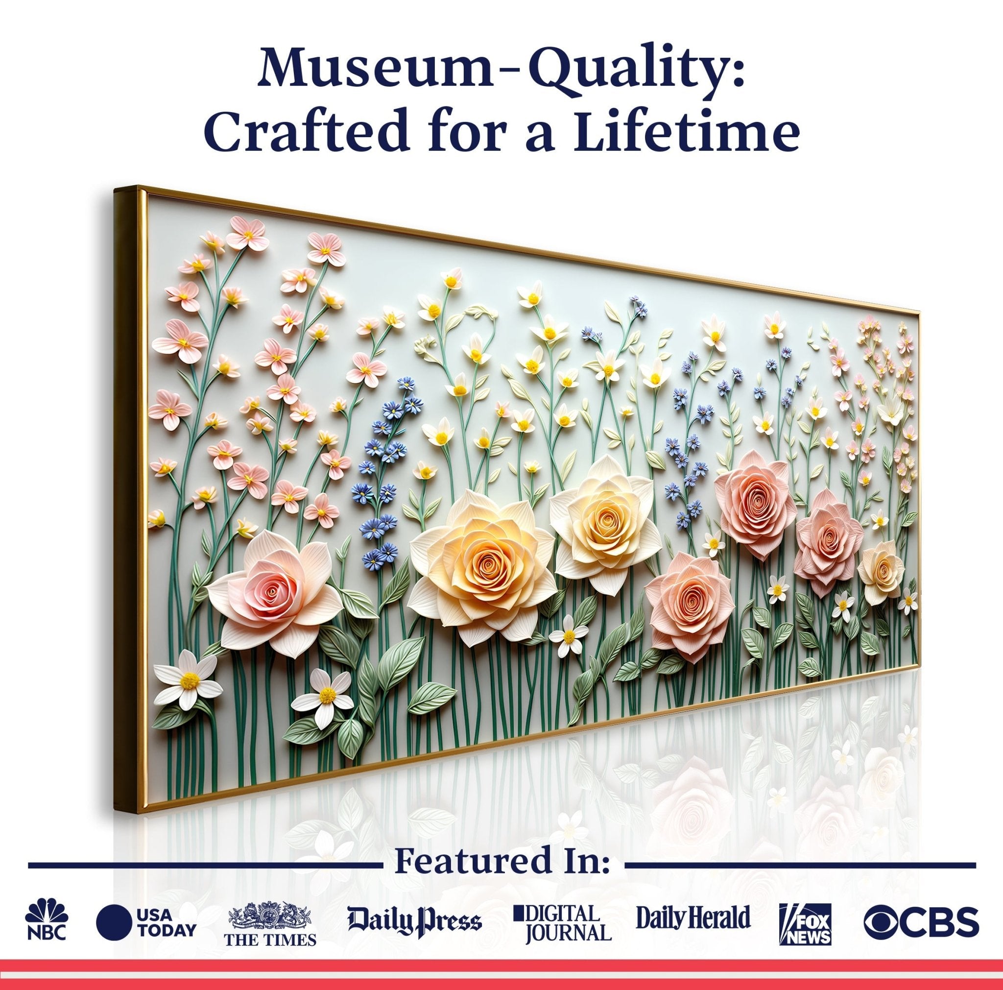 Garden Rhapsody Impasto Wall Art - Two & Gathered