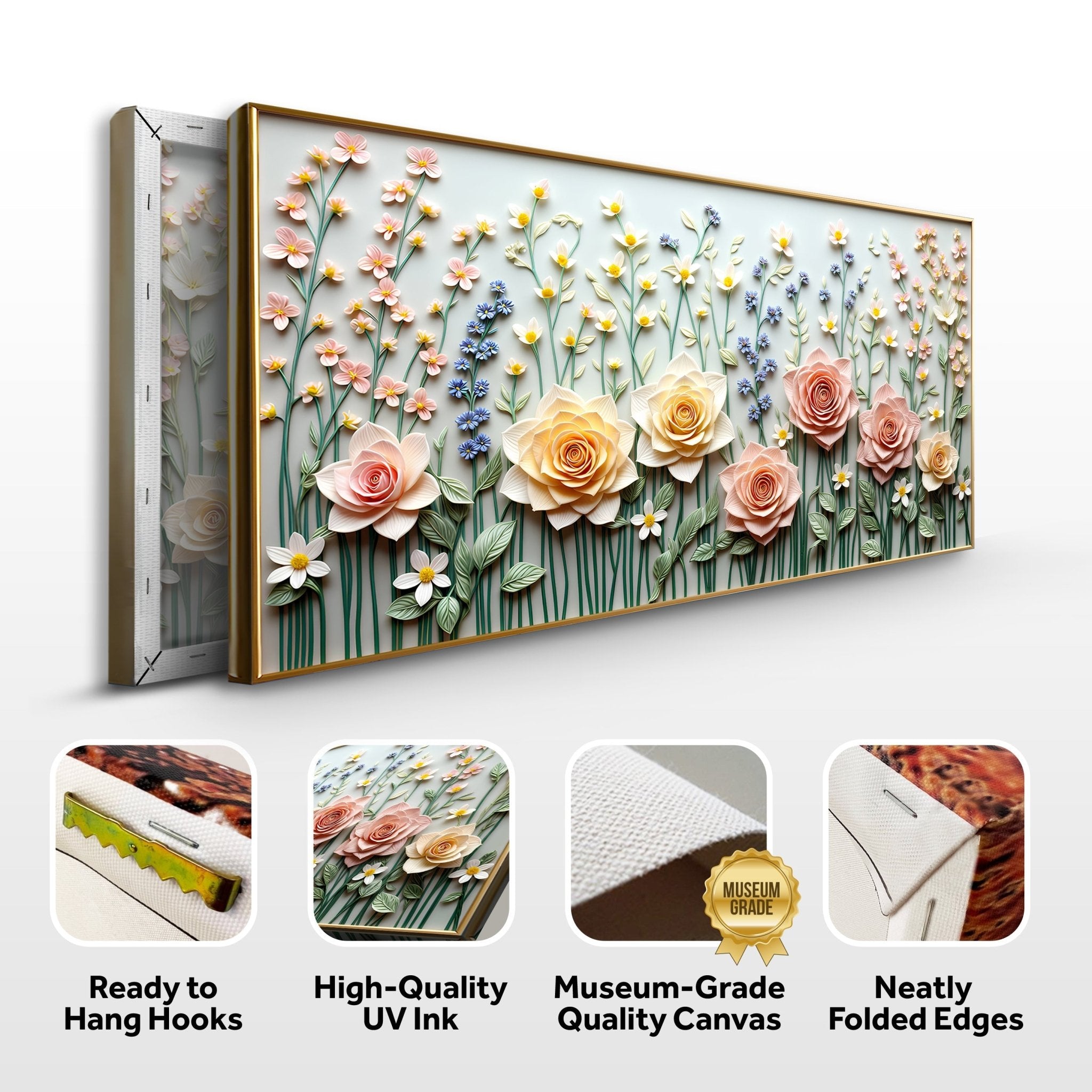 Garden Rhapsody Impasto Wall Art - Two & Gathered
