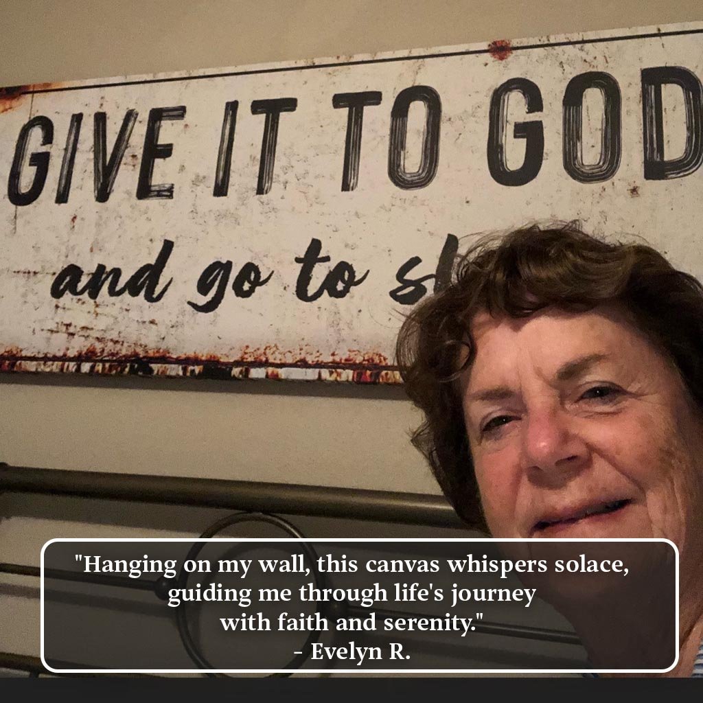 Give It to God and Go to Sleep – Rustic Christian Wall Art for Peaceful Nights - Two & Gathered