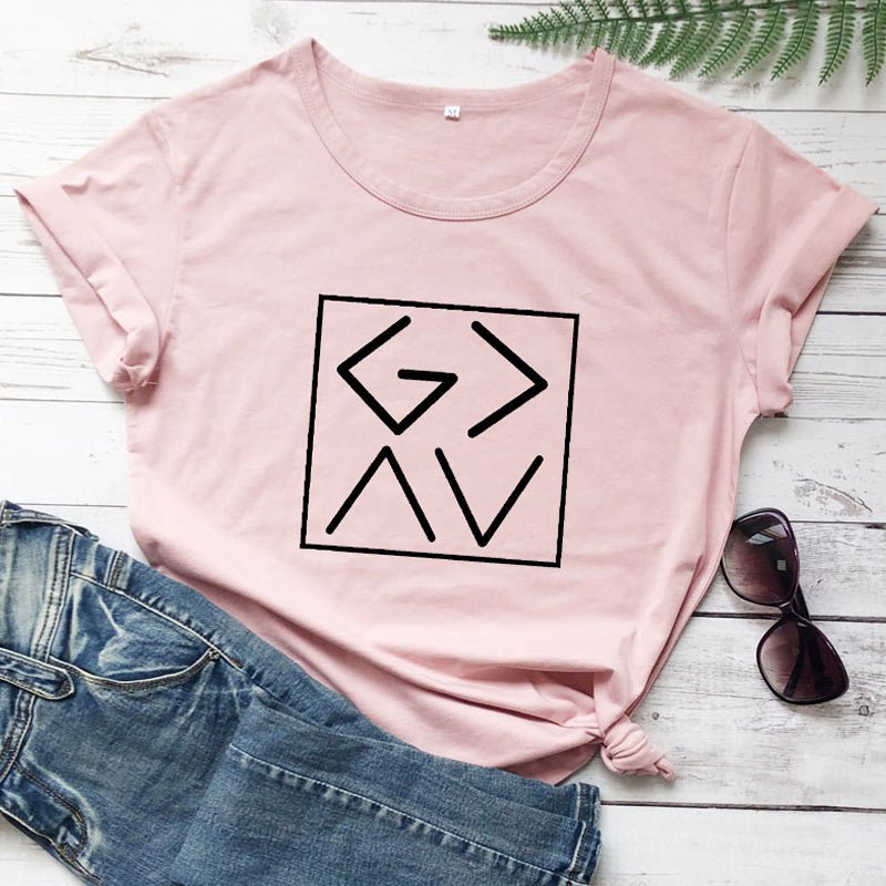 GOD is greater then the Highs and Lows T-Shirt - Two & Gathered