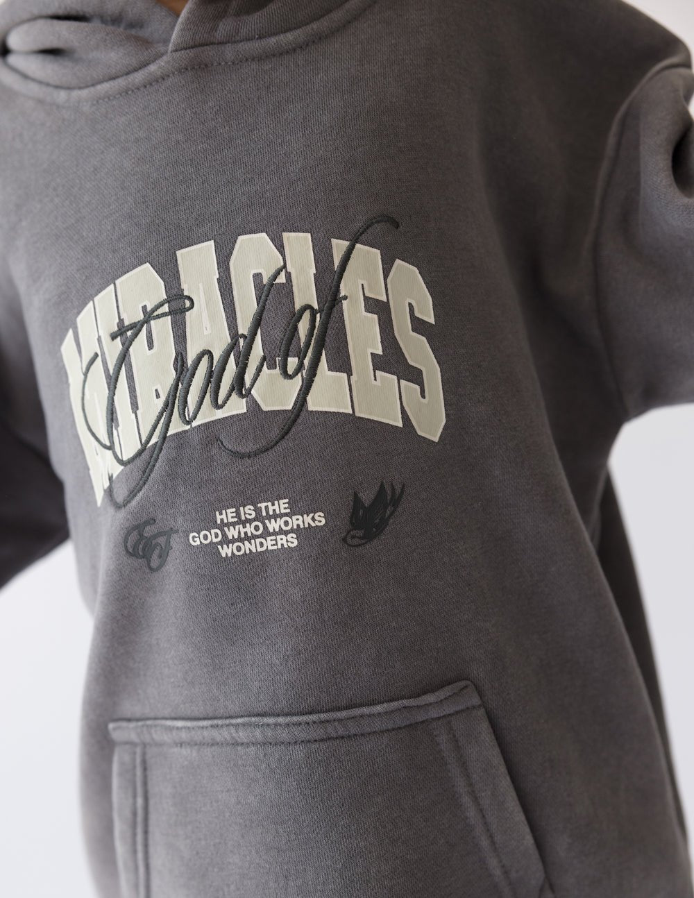 God of Miracles Kids Hoodie - Two & Gathered