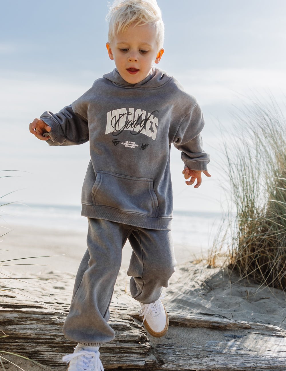 God of Miracles Kids Hoodie - Two & Gathered