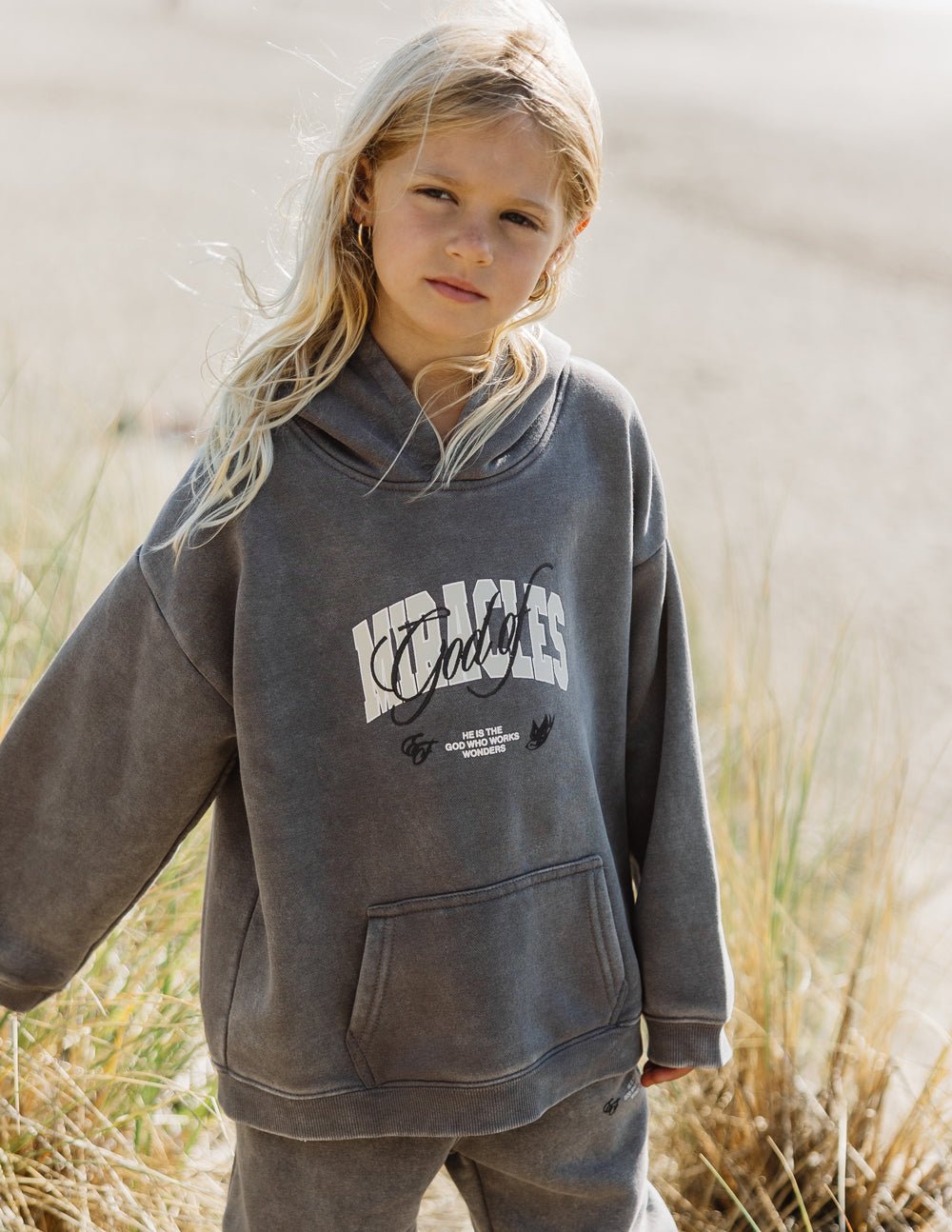 God of Miracles Kids Hoodie - Two & Gathered