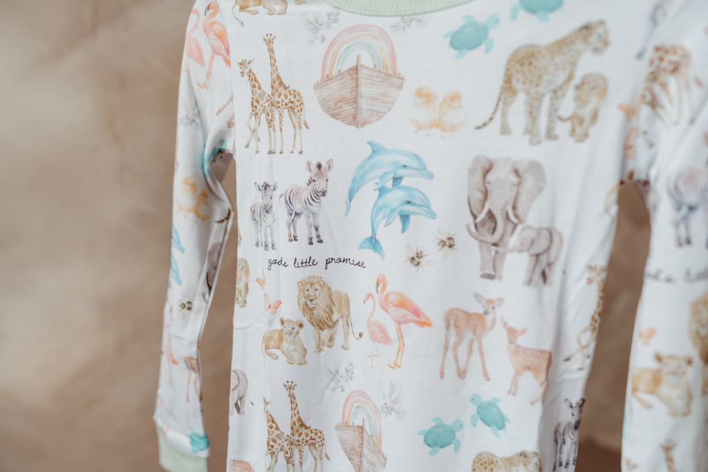 God's Little Promise Bamboo 2 Piece Pajama Set - Two & Gathered